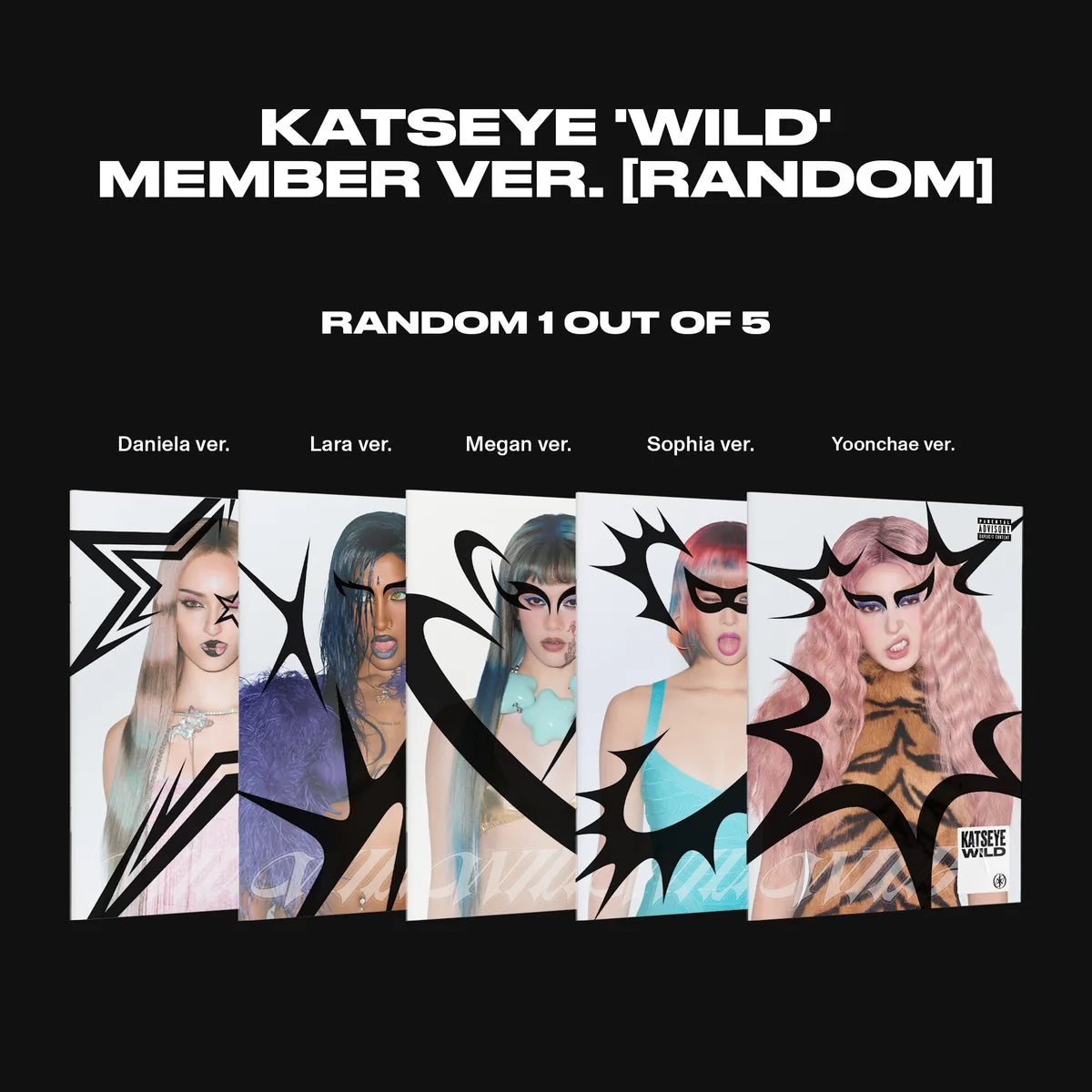 KATSEYE 3RD EP ALBUM [WILD] (MEMBER VER.)