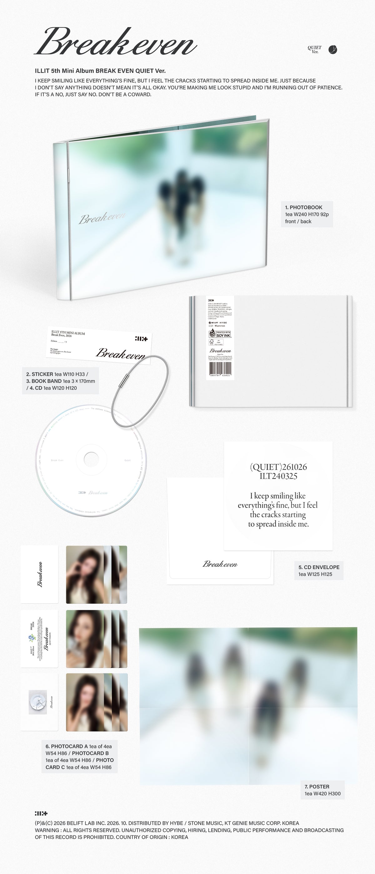 ILLIT 5TH MINI ALBUM [BREAK EVEN] (PHOTOBOOK VER.)