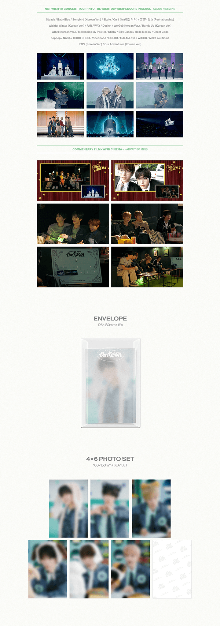 NCT WISH 1ST CONCERT TOUR 'INTO THE WISH : OUR WISH' (BLU-RAY VER. )