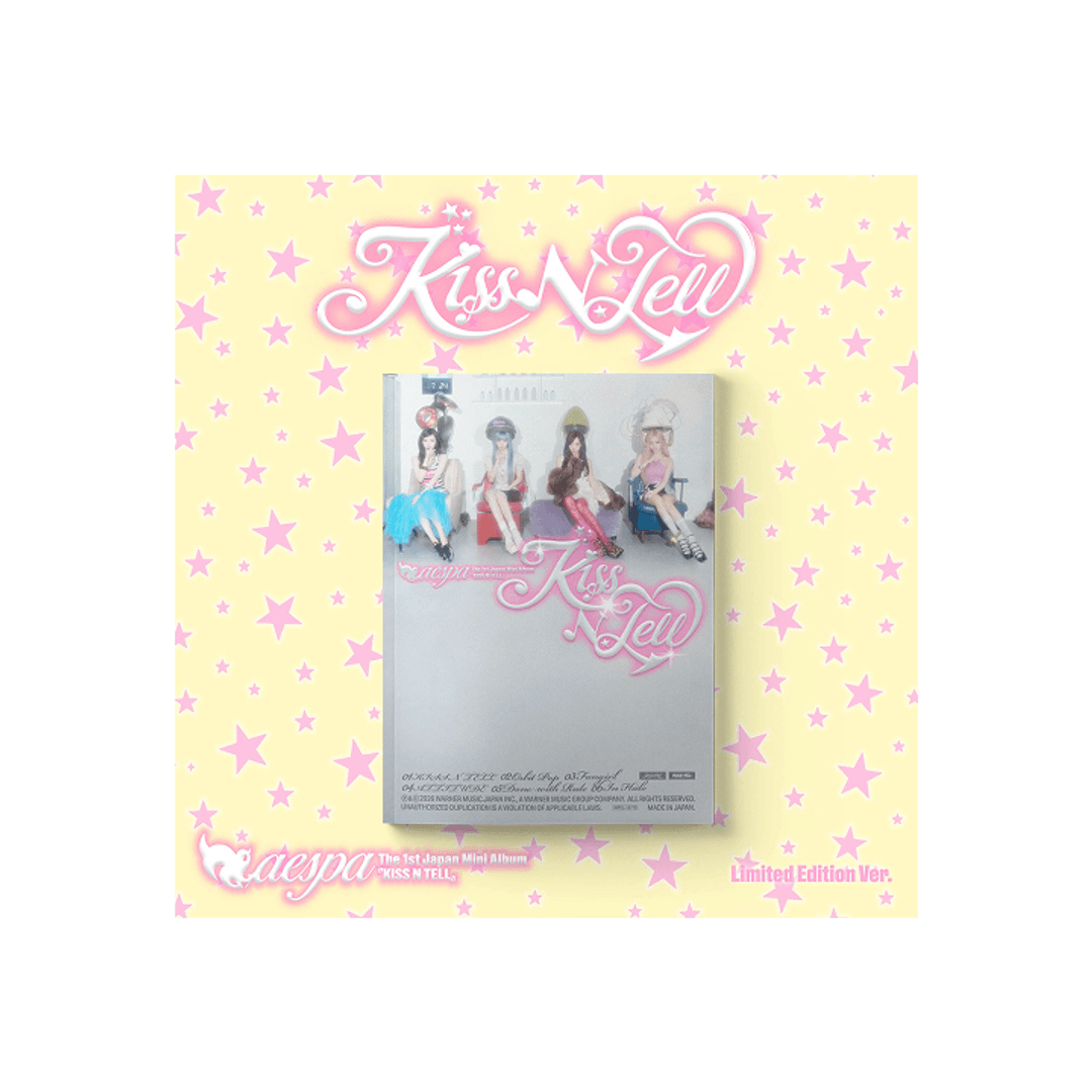 AESPA 1ST JAPAN MINI ALBUM [KISS N TELL] (LIMITED EDITION VER.) 專輯封面