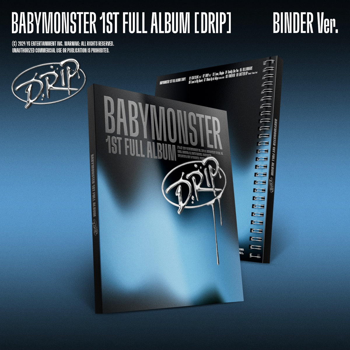 BABYMONSTER 1ST FULL ALBUM [DRIP] (ZIP LOCK / BINDER VER.)