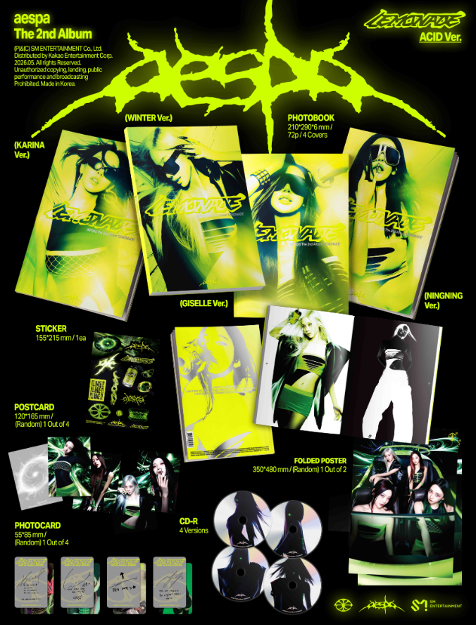 AESPA 2ND ALBUM [LEMONADE] (ACID VER.)