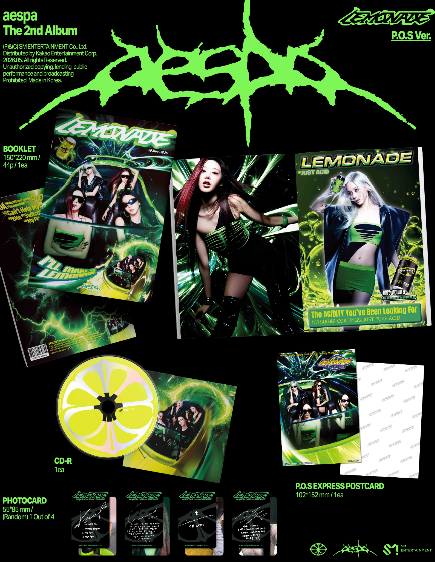 AESPA 2ND ALBUM [LEMONADE] (P.O.S VER.)