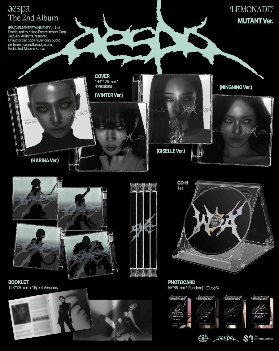 AESPA 2ND ALBUM [LEMONADE] (MUTANT VER.)