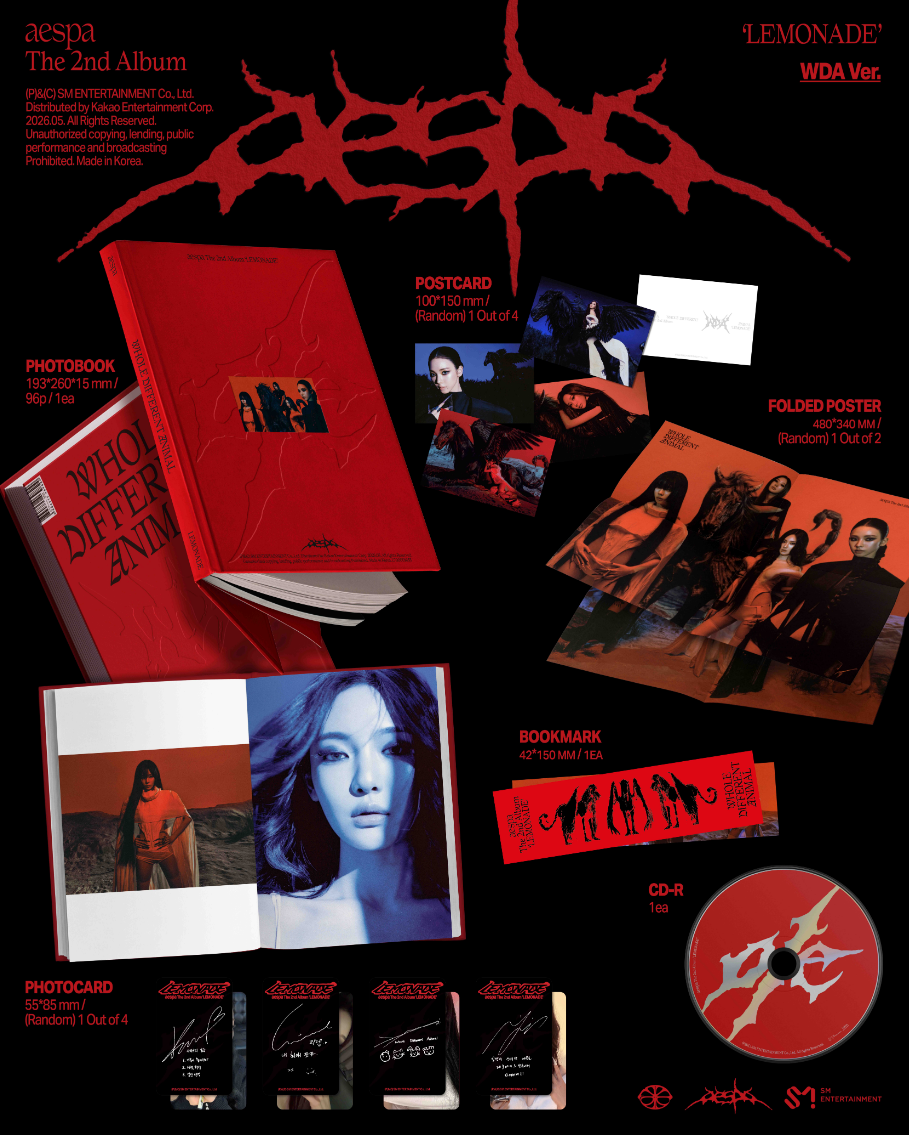 AESPA 2ND ALBUM [LEMONADE] (WDA VER.)