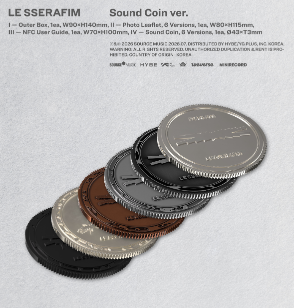 LE SSERAFIM SOUND COIN ALBUM