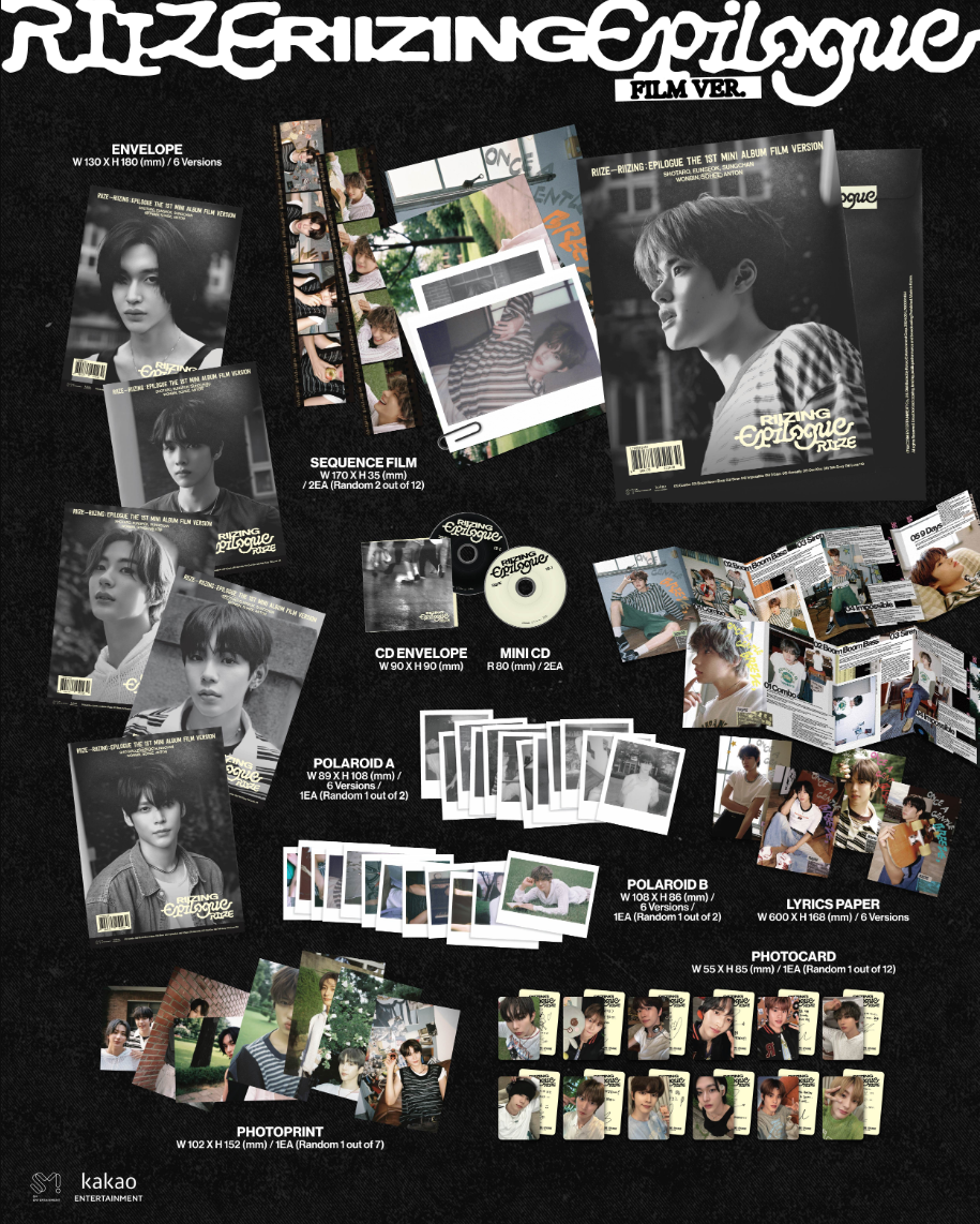 RIIZE 1ST MINI ALBUM RIIZING : EPILOGUE (FILM VER.)