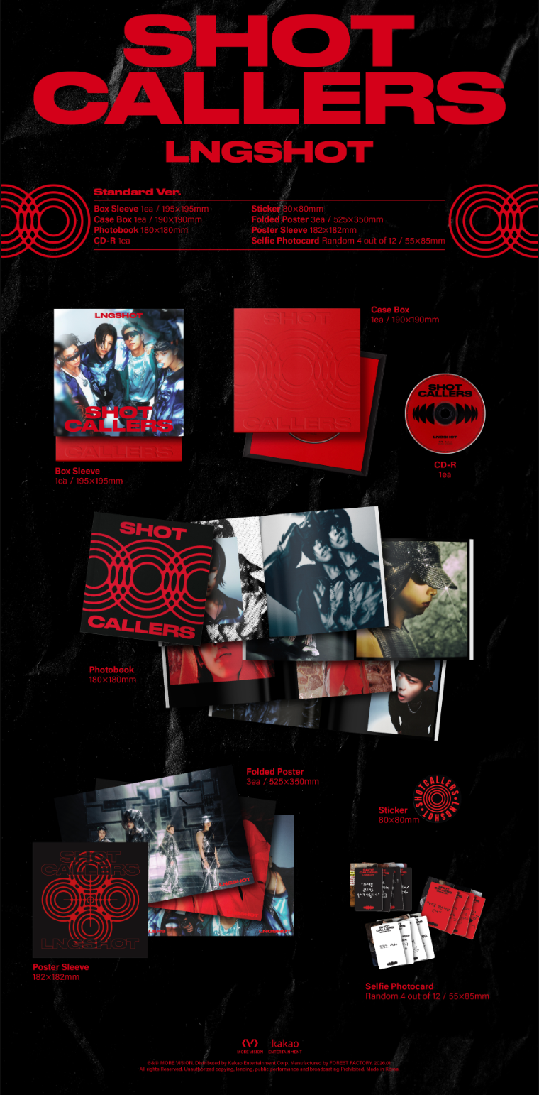 LNGSHOT EP ALBUM [SHOT CALLERS] (STANDARD VER.)