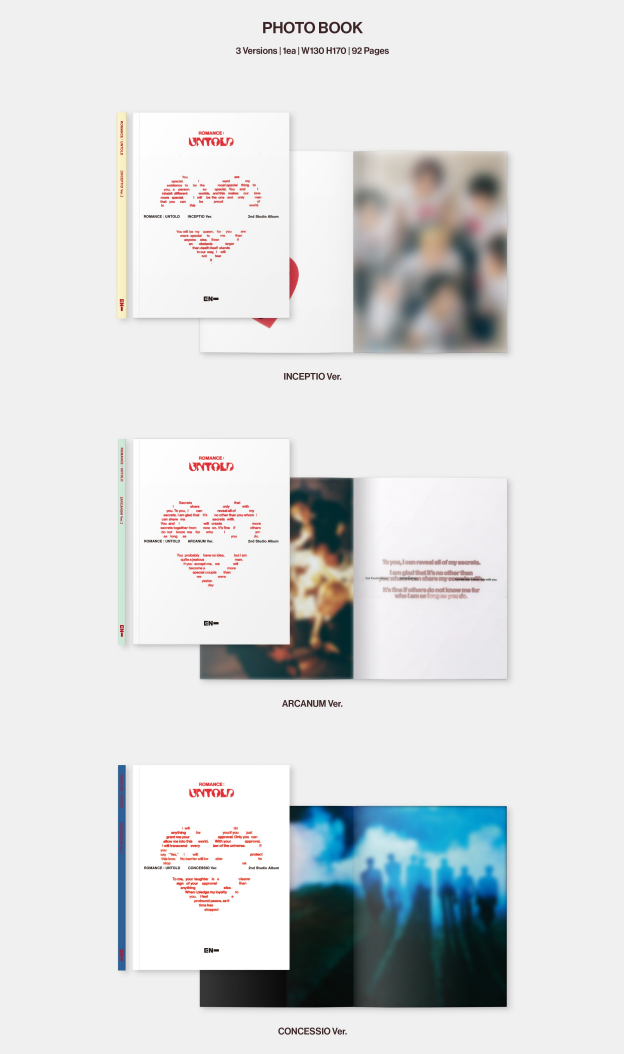 ENHYPEN 2ND ALBUM [ROMANCE : UNTOLD] (PHOTOBOOK VER.)