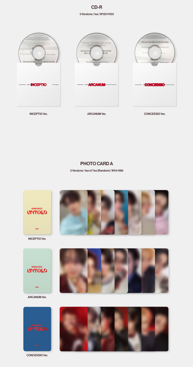 ENHYPEN 2ND ALBUM [ROMANCE : UNTOLD] (PHOTOBOOK VER.)