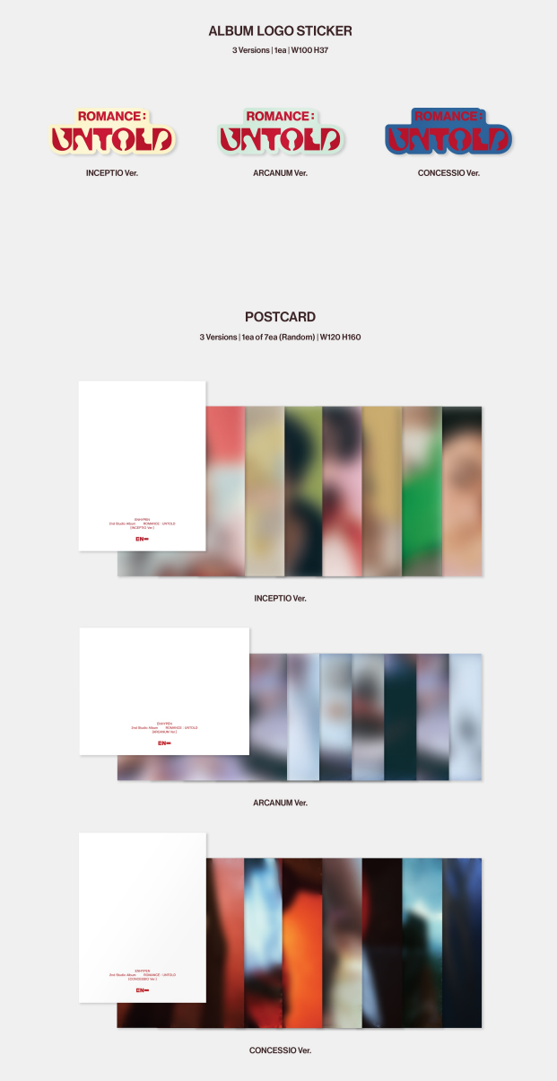ENHYPEN 2ND ALBUM [ROMANCE : UNTOLD] (PHOTOBOOK VER.)
