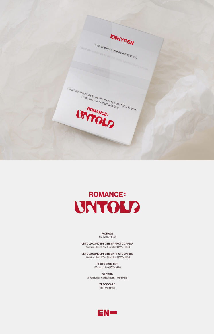 ENHYPEN 2ND ALBUM [ROMANCE : UNTOLD] (WEVERSE ALBUMS VER.)