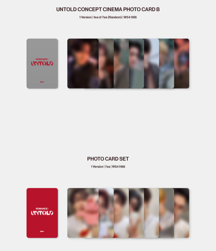 ENHYPEN 2ND ALBUM [ROMANCE : UNTOLD] (WEVERSE ALBUMS VER.)