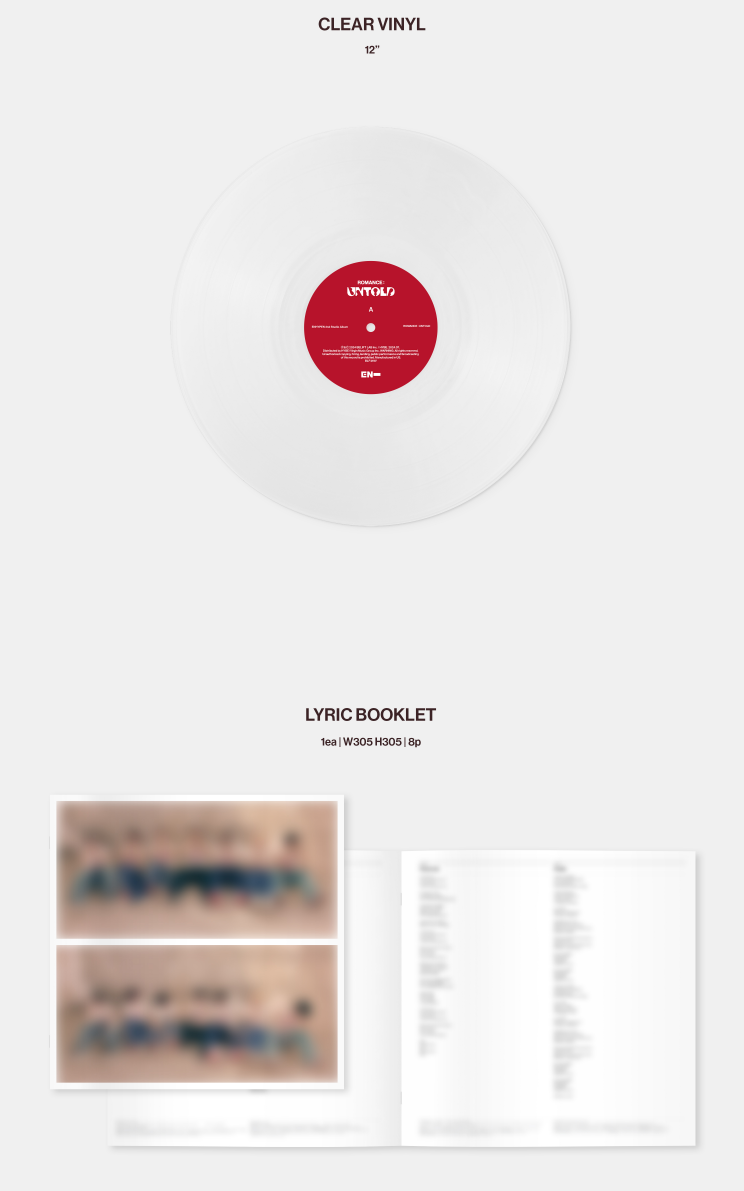 ENHYPEN 2ND ALBUM [ROMANCE : UNTOLD] (VINYL)
