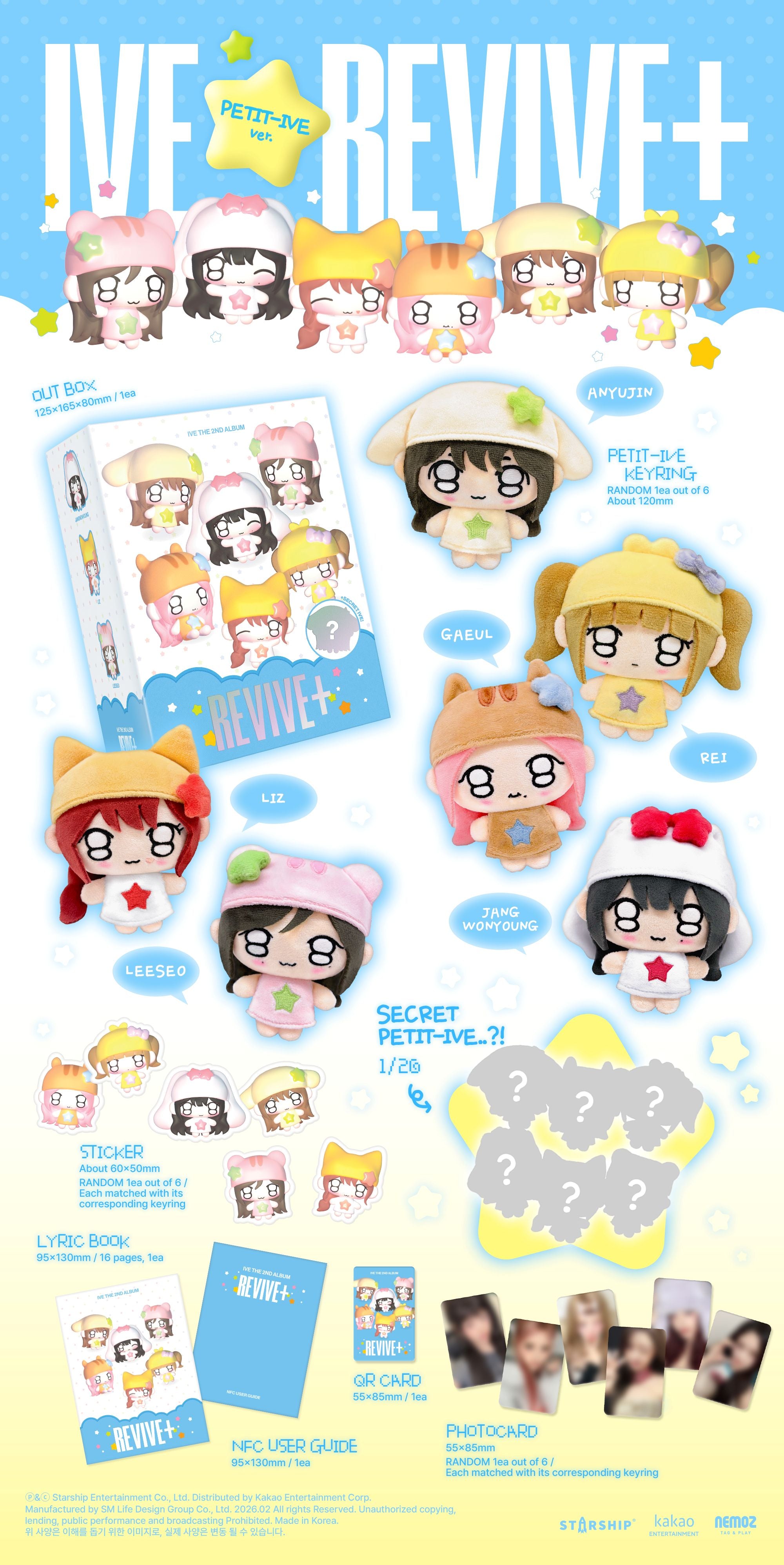 IVE 2ND ALBUM [REVIVE+] (PETIT-IVE VER.) (LIMITED EDITION)