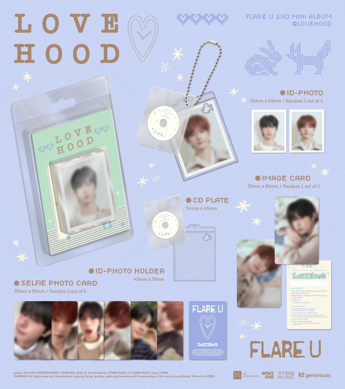 FLARE U 2ND MINI ALBUM [LOVEHOOD] (FANCY VER.)
