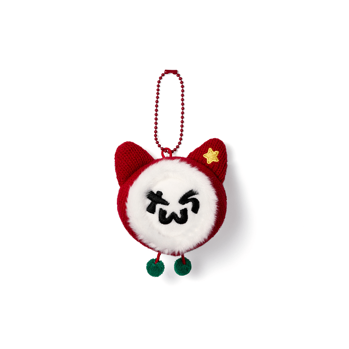 TWS FACE KEYRING (CAT) [TWS: HOLIDAY WITH US MD]