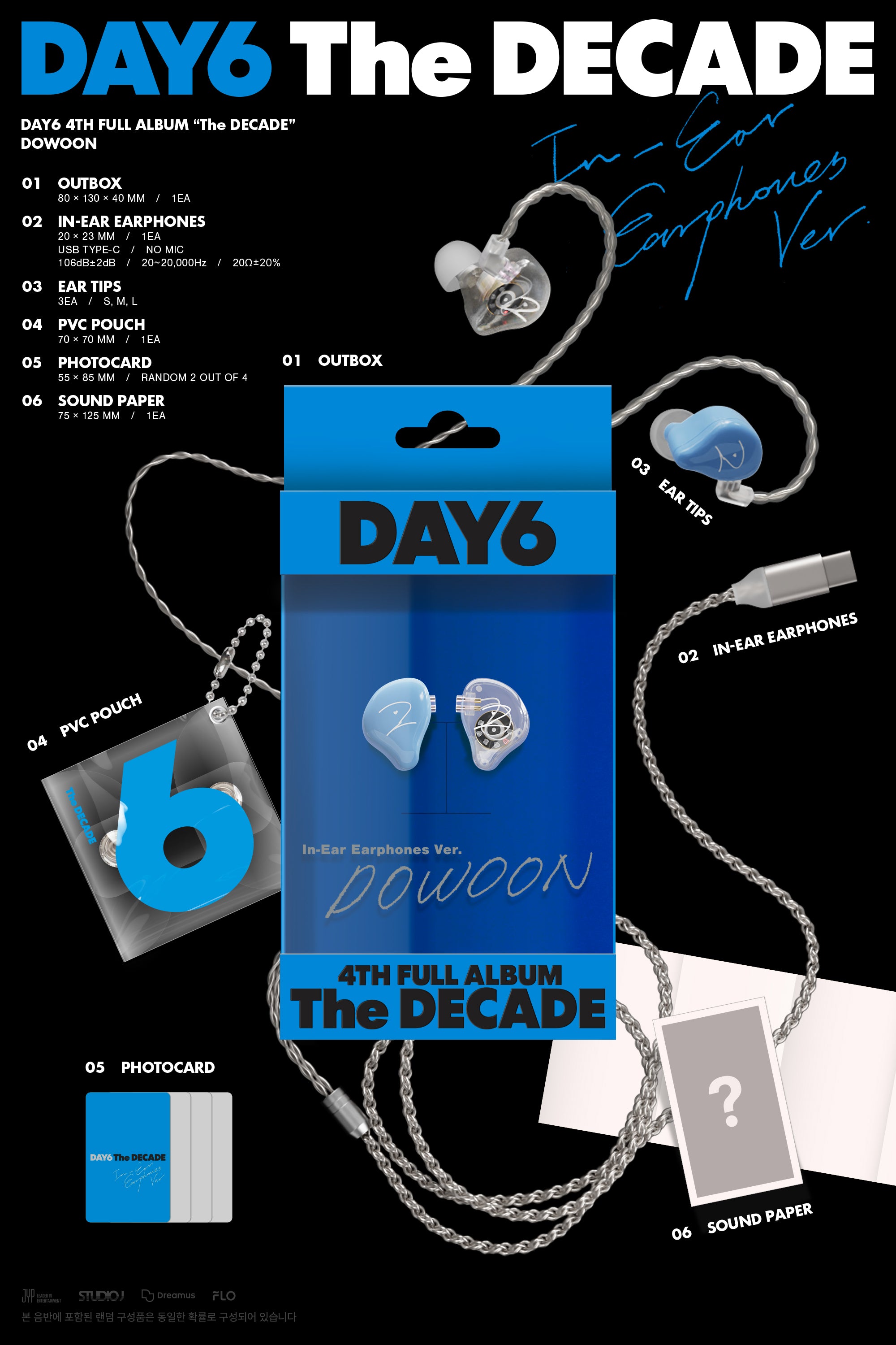 DAY6 4TH ALBUM [THE DECADE] (IN-EAR EARPHONES VER.)