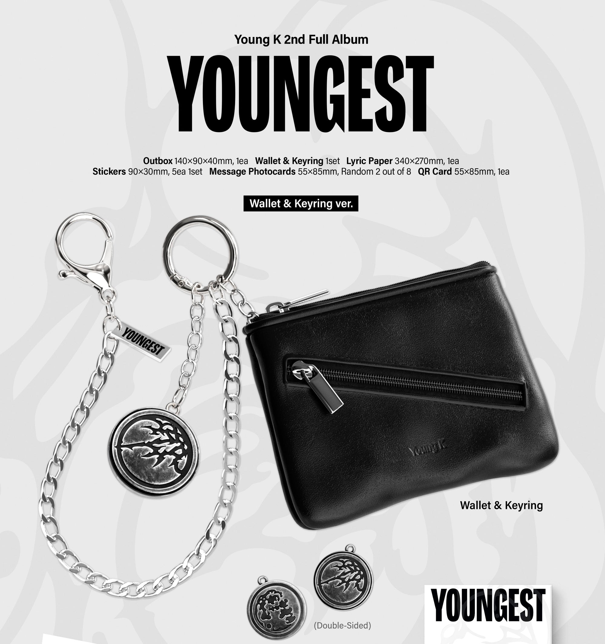DAY6 YOUNG K 2ND FULL ALBUM [YOUNGEST] (WALLET & KEYRING VER.)