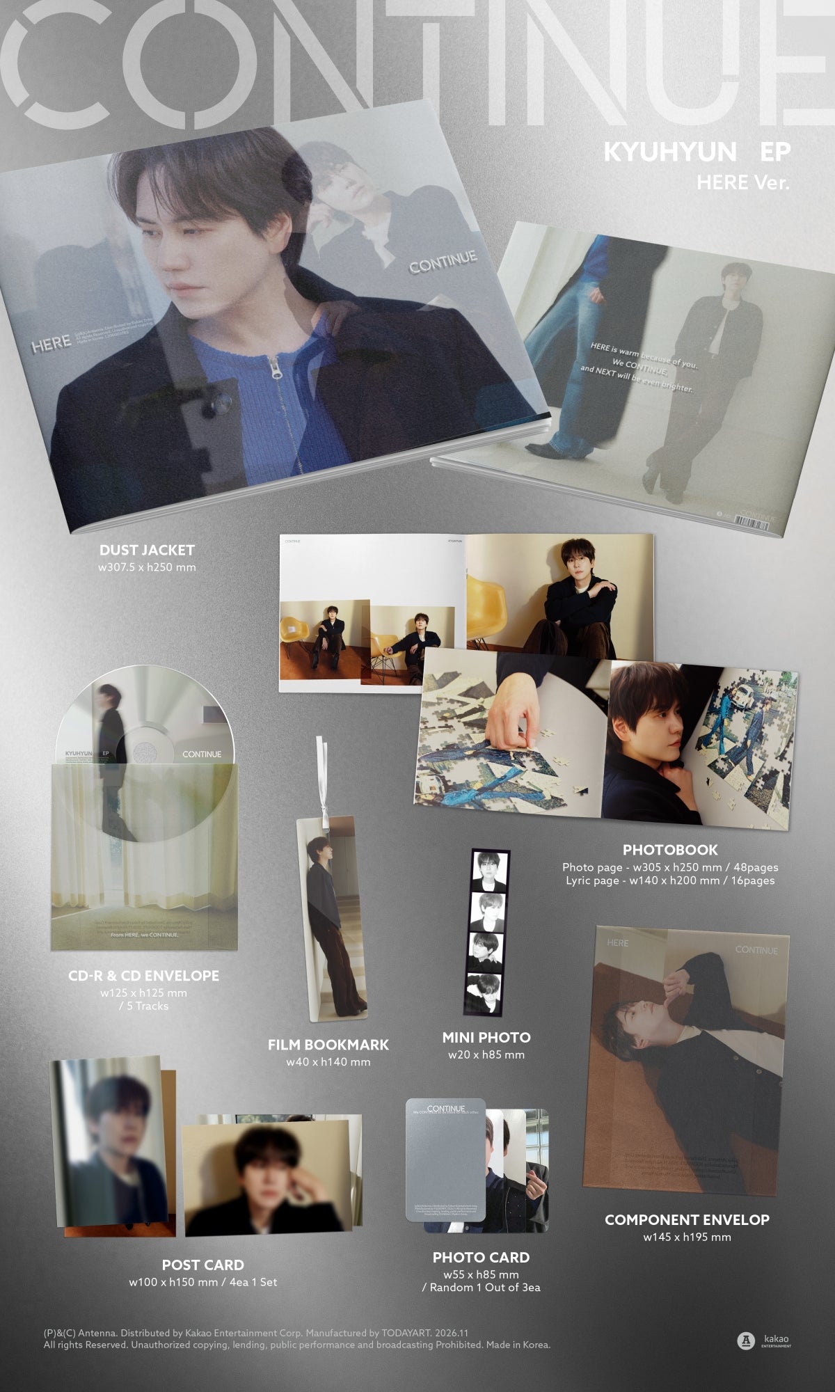 KYUHYUN EP ALBUM [CONTINUE] (HERE / NEXT VER.)