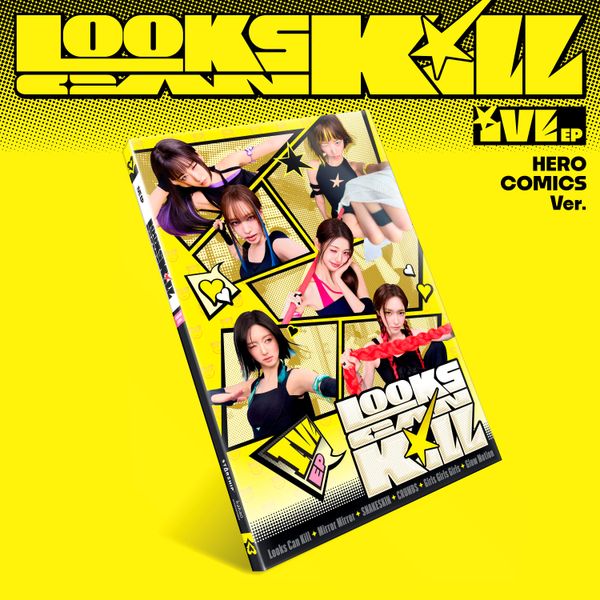 IVE EP ALBUM [LOOKS CAN KILL] (HERO COMICS VER.)
