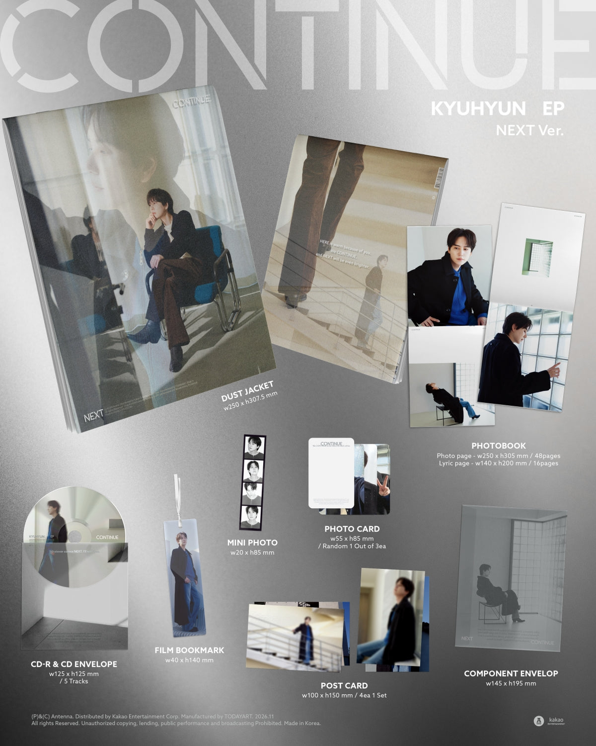 KYUHYUN EP ALBUM [CONTINUE] (HERE / NEXT VER.)