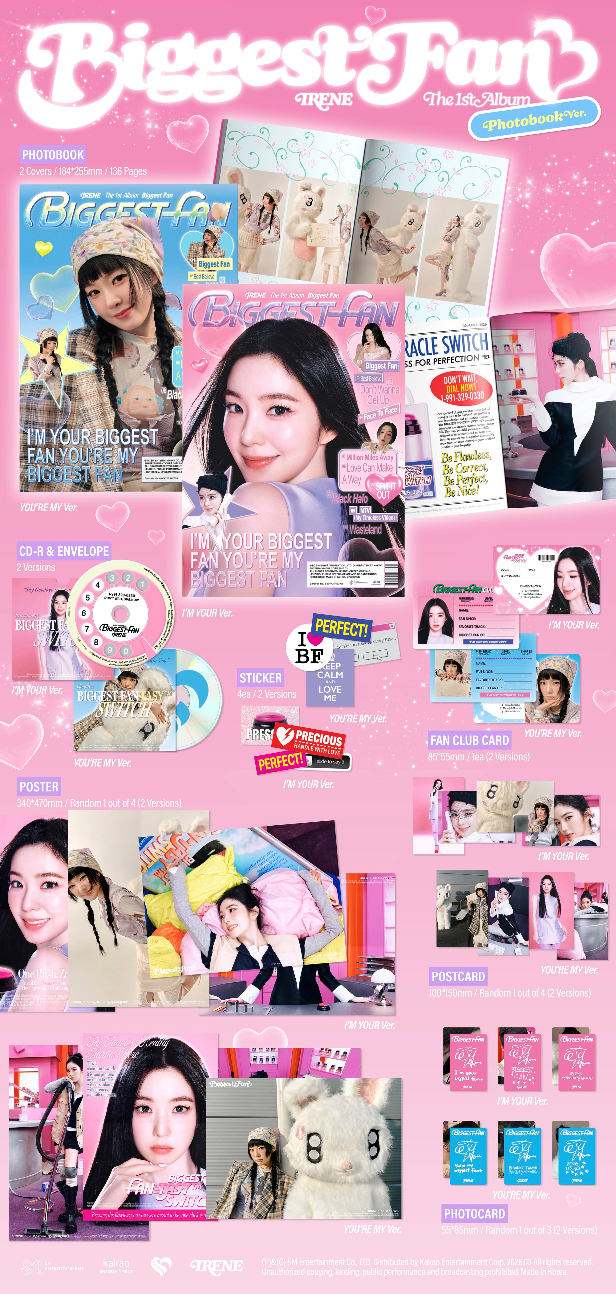 IRENE 1ST ALBUM [BIGGEST FAN] (PHOTOBOOK VER.)