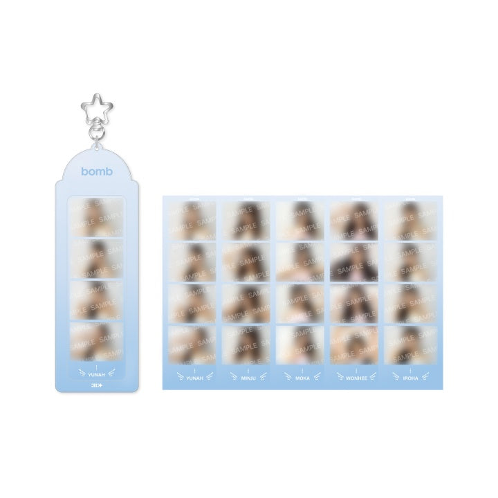 ILLIT 4 CUT PHOTO HOLDER KEYRING [BOMB POP-UP STORE MD]