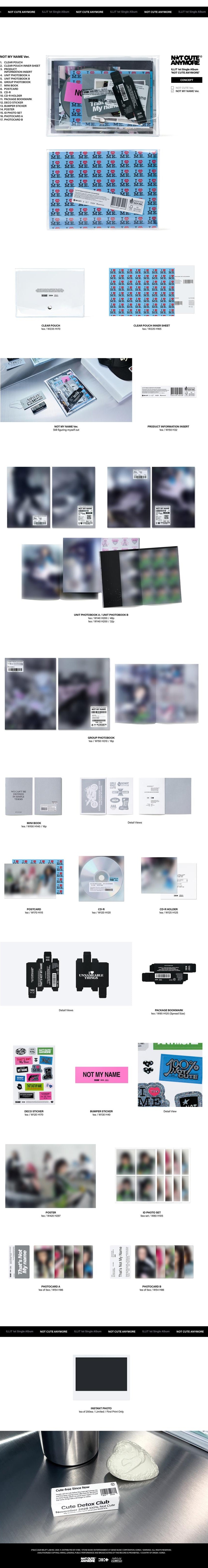 ILLIT 1ST SINGLE ALBUM [NOT CUTE ANYMORE] (PHOTOBOOK VER.)