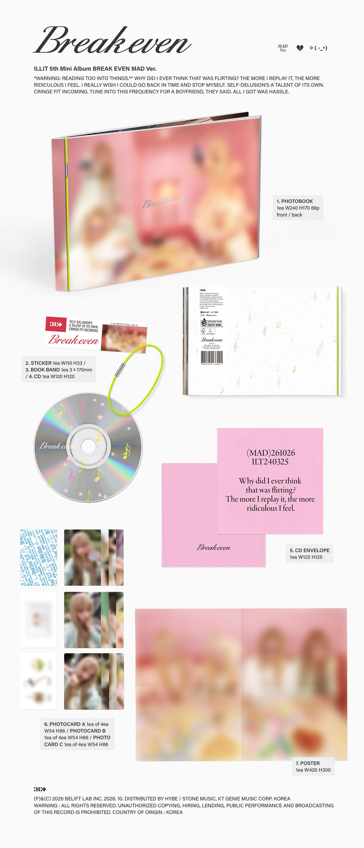 ILLIT 5TH MINI ALBUM [BREAK EVEN] (PHOTOBOOK VER.)