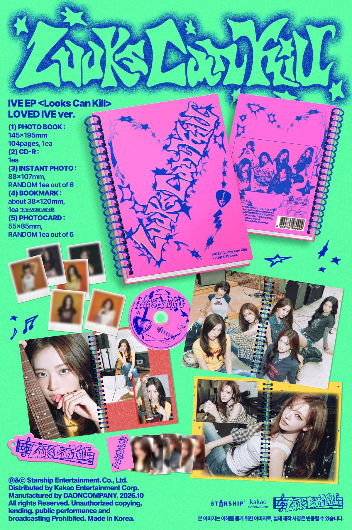 IVE EP ALBUM [LOOKS CAN KILL] (LOVED IVE VER.) (LIMITED EDITION)
