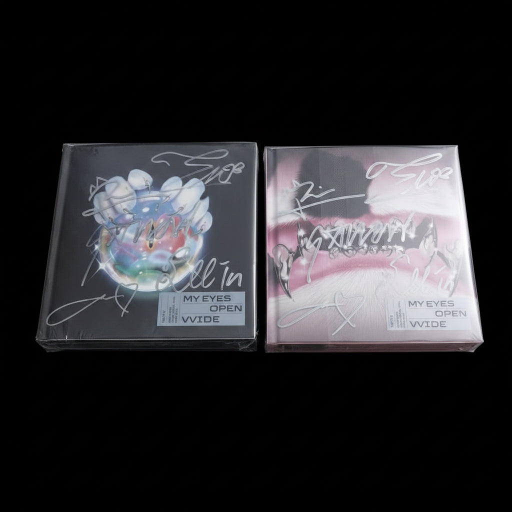 MEOVV 1ST EP ALBUM 'MY EYES OPEN VVIDE' (PHOTOBOOK VER.) SIGNED