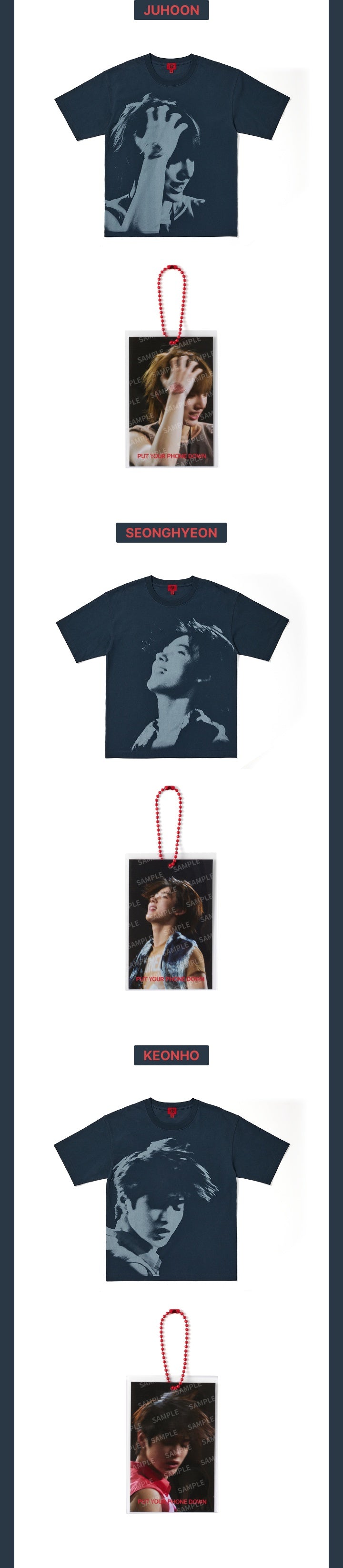 CORTIS PHOTO T-SHIRT [PUT YOUR PHONE DOWN MD]
