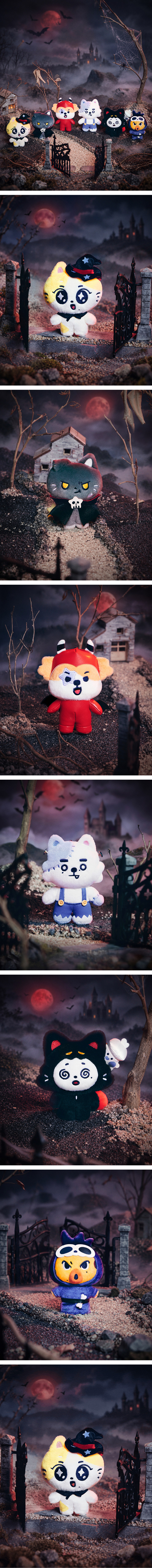 ENHYPEN PLUSH KEYRING [SPOOKY ENCHIN]