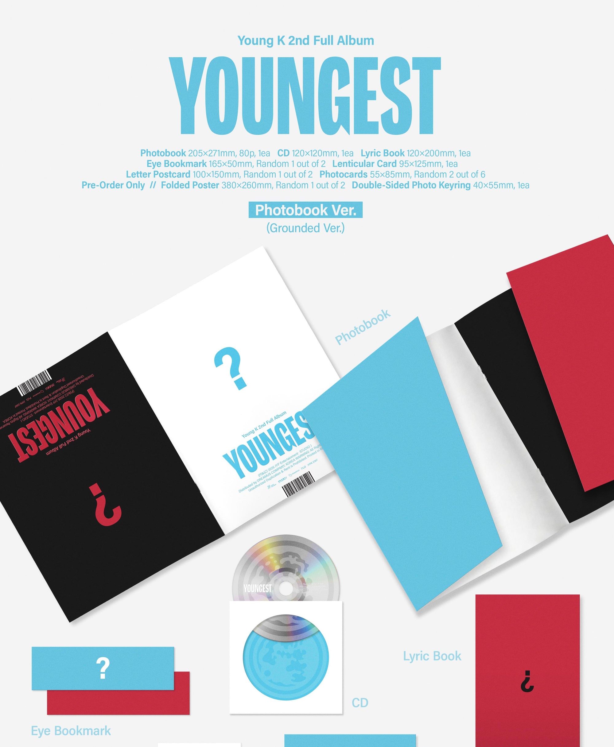 DAY6 YOUNG K 2ND FULL ALBUM [YOUNGEST] (PHOTOBOOK VER.)