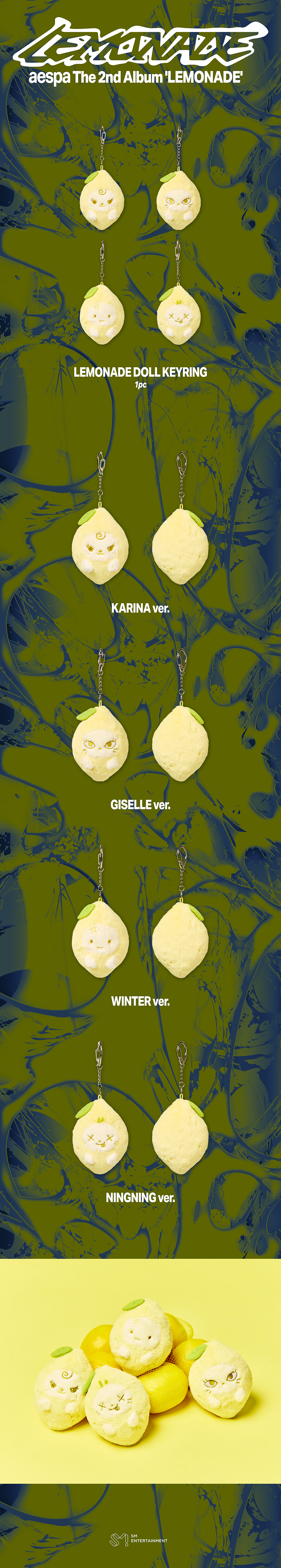 AESPA [AESPA WEEK - MAKE IT LEMONADE MD] DOLL (LEMONADE VER.)