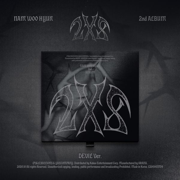 INFINITE NAM WOO HYUN 2ND ALBUM [2X8] (MIDNIGHT / DEVIL VER.)