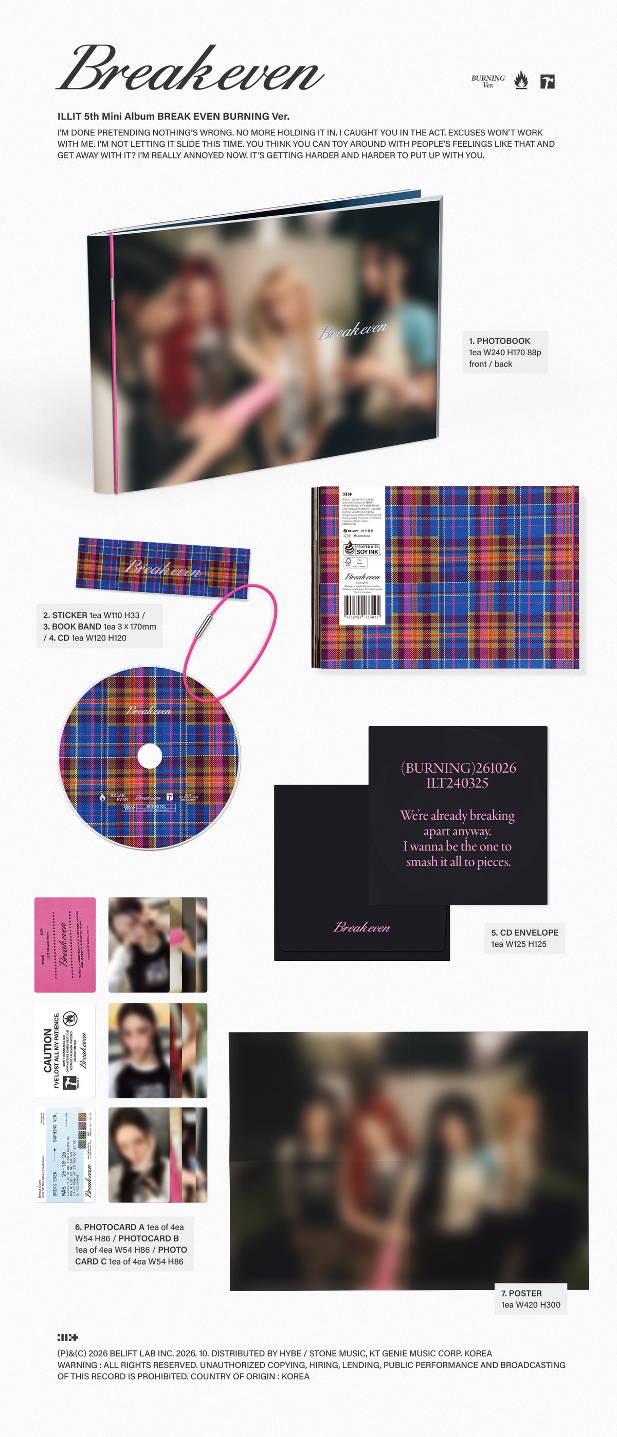 ILLIT 5TH MINI ALBUM [BREAK EVEN] (PHOTOBOOK VER.)