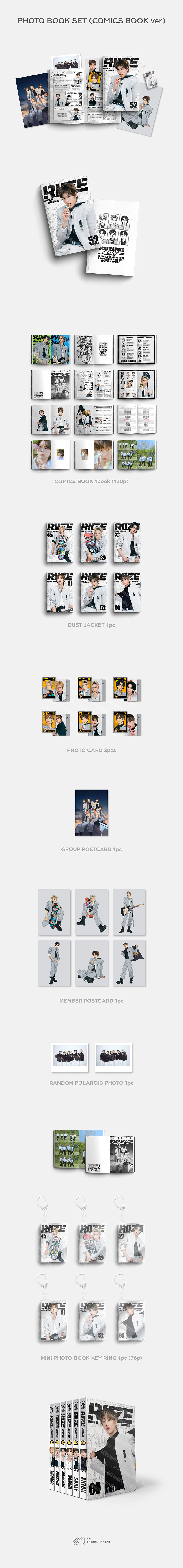 RIIZE PHOTO BOOK SET (COMICS BOOK VER.) [2025 CONCERT TOUR [RIIZING LOUD] MD]