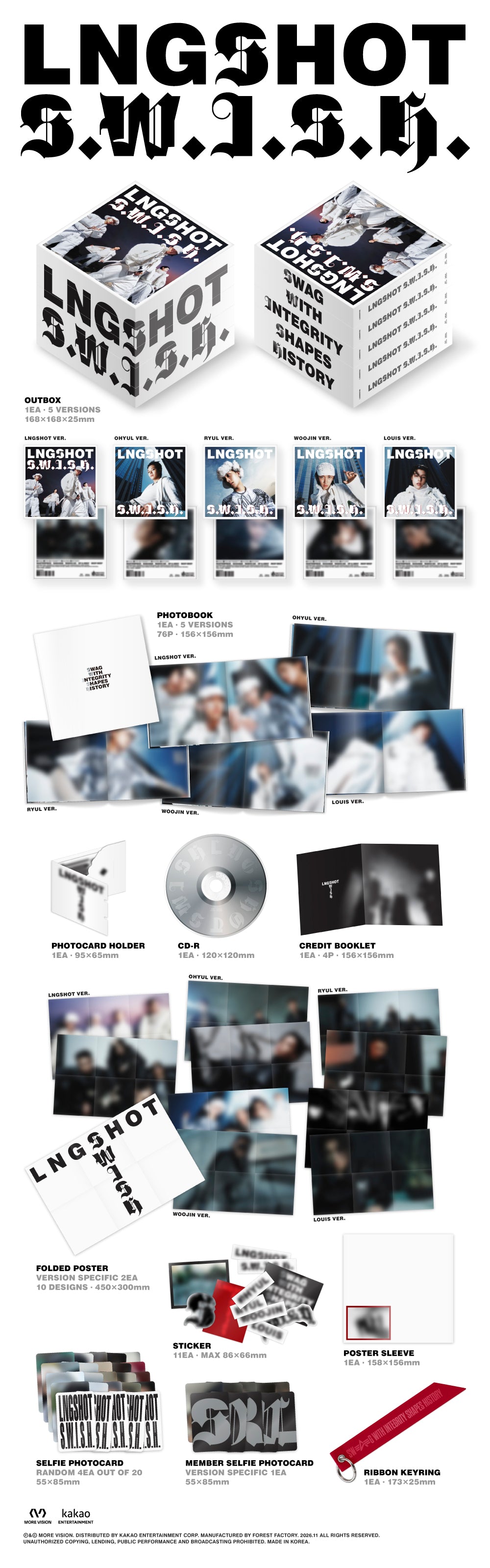 LNGSHOT EP ALBUM [S.W.I.S.H.] (STANDARD VER.)