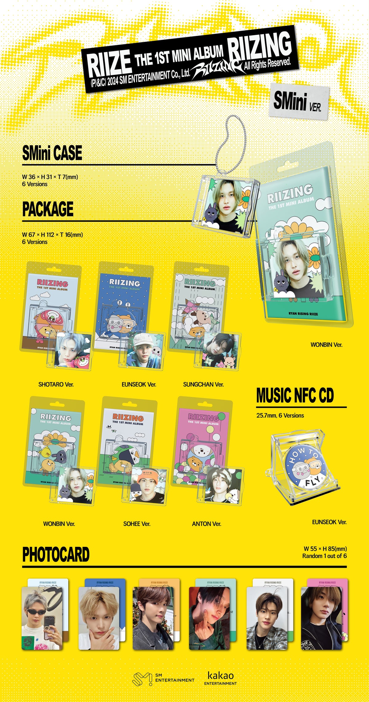 RIIZE 1ST MINI ALBUM [RIIZING] (SMINI VER.)