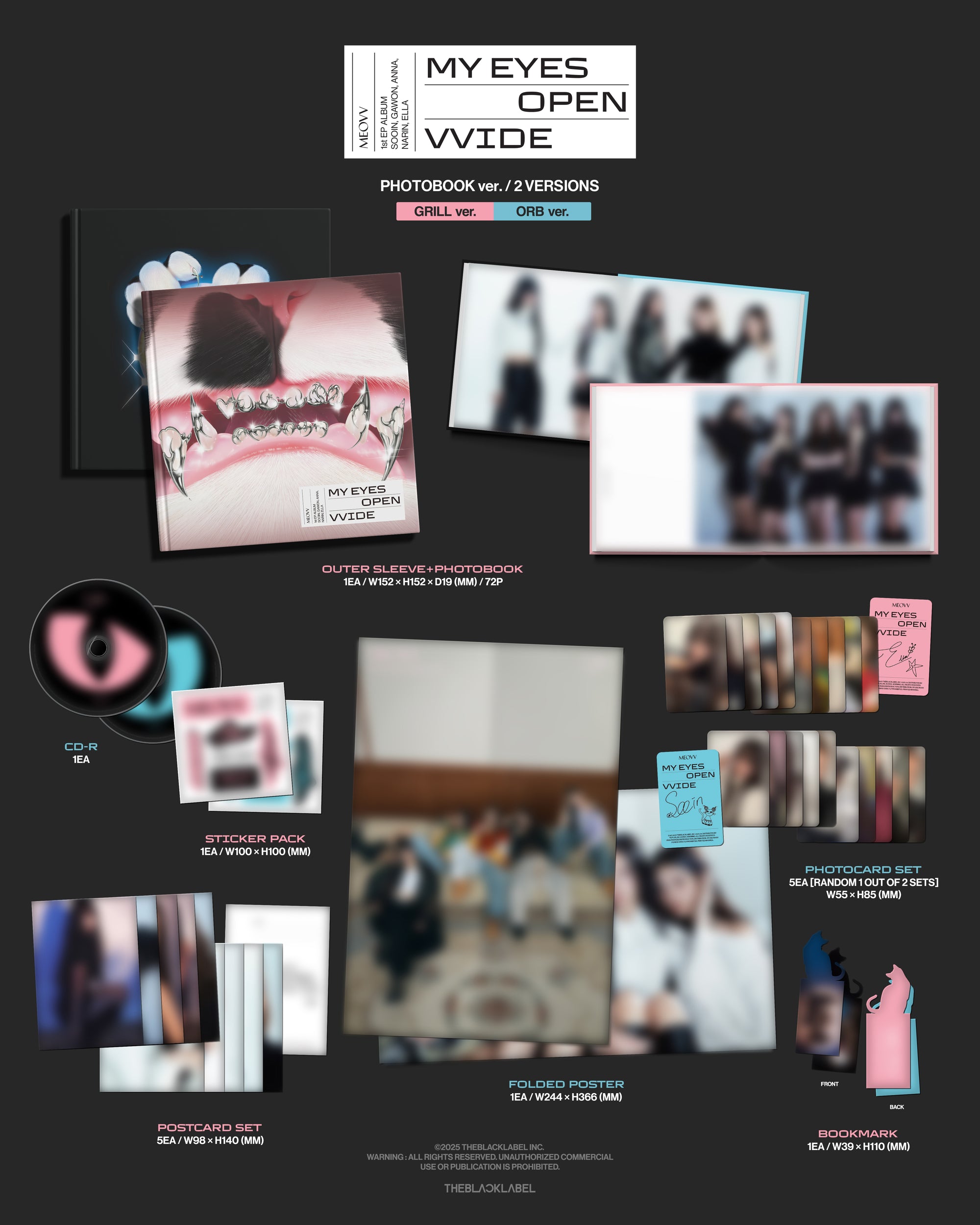 MEOVV 1ST EP ALBUM 'MY EYES OPEN VVIDE' (PHOTOBOOK VER.)