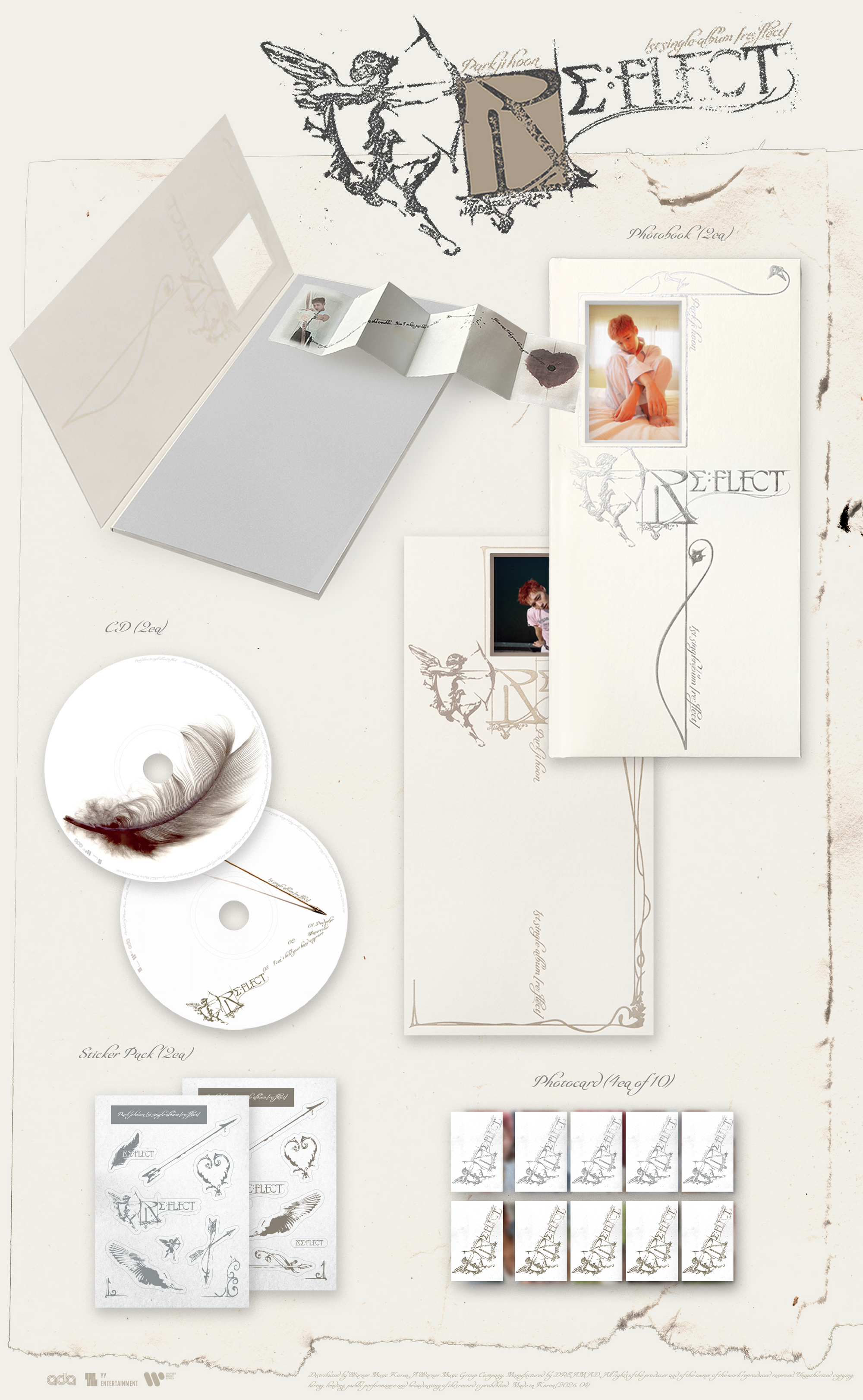 朴志訓 PARK JI HOON 1ST SINGLE ALBUM RE:FLECT