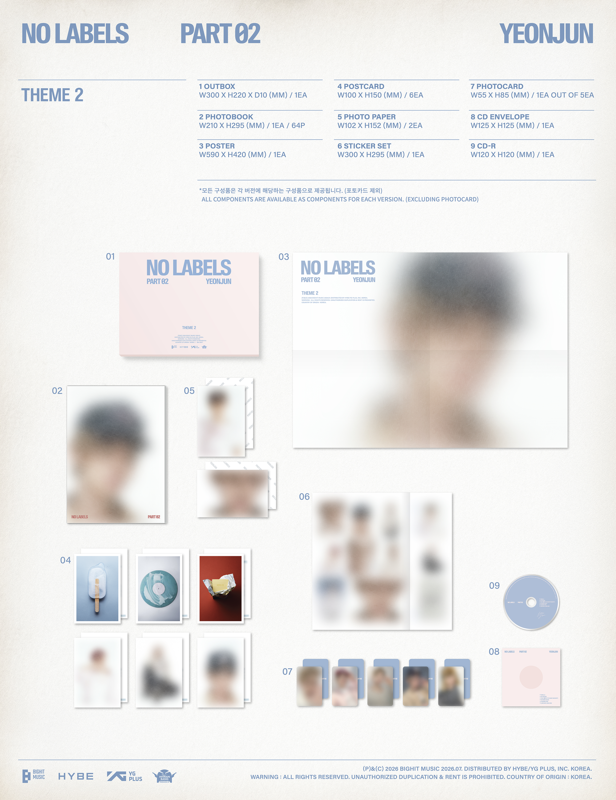 YEONJUN 2ND MINI ALBUM [NO LABELS: PART 02] (PHOTOBOOK VER.)