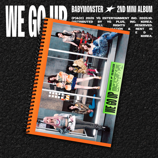 BABYMONSTER 2ND MINI ALBUM [WE GO UP] (WE / GO / UP VER.)