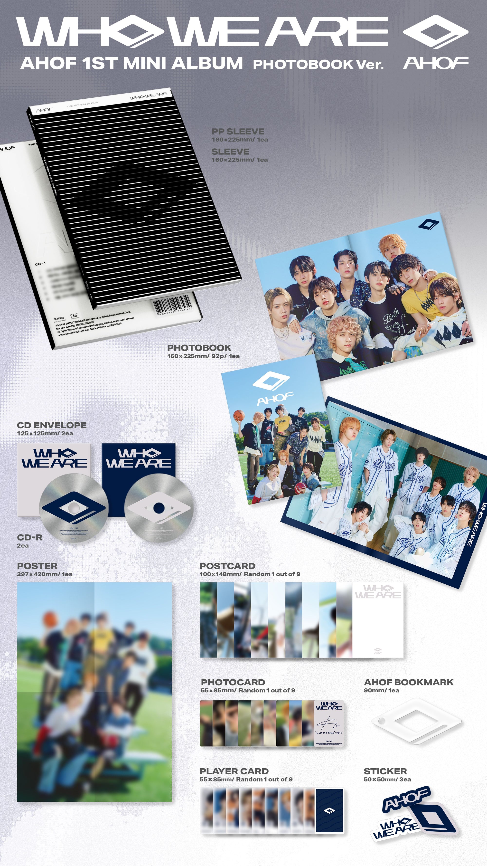 AHOF 1ST MINI ALBUM [WHO WE ARE] (PHOTOBOOK VER.)