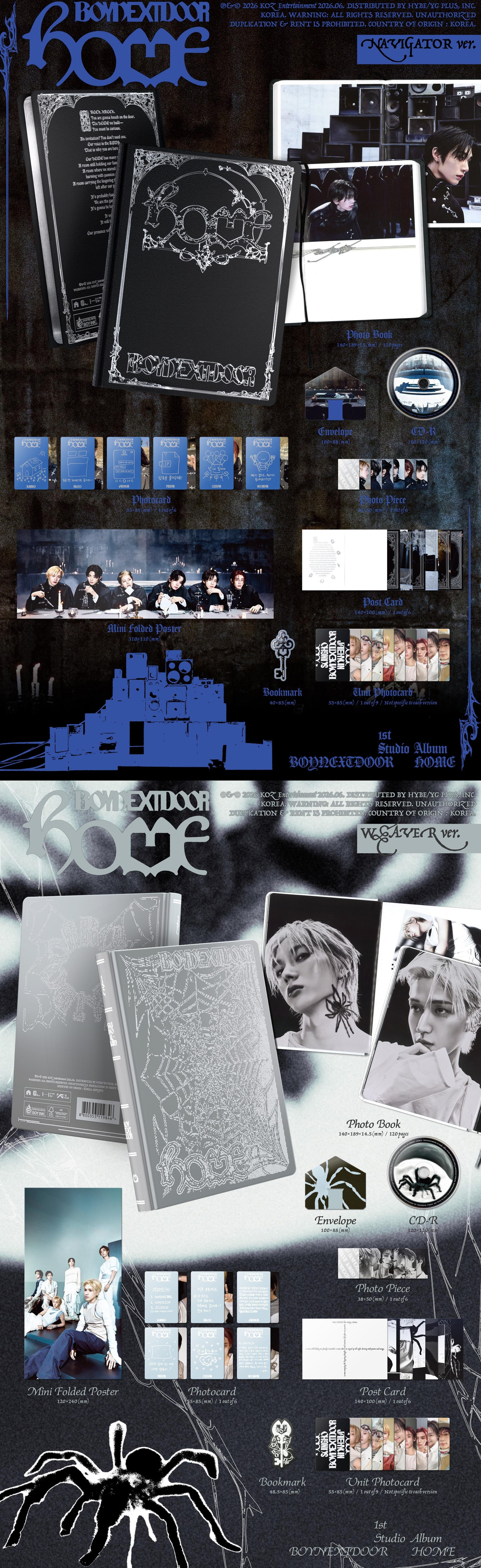 BOYNEXTDOOR 1ST STUDIO ALBUM [HOME] (PHOTOBOOK VER.)