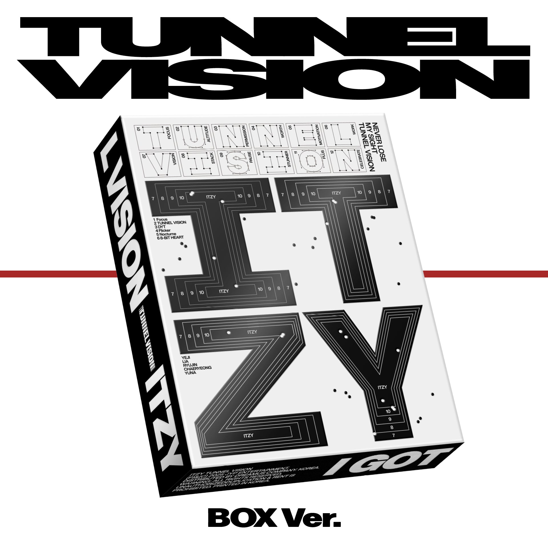 ITZY 11TH MINI ALBUM [TUNNEL VISION] (BOX VER.)