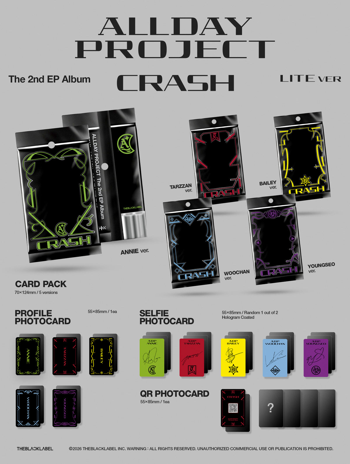 ALLDAY PROJECT 2ND EP ALBUM 'CRASH' (LITE VER.)