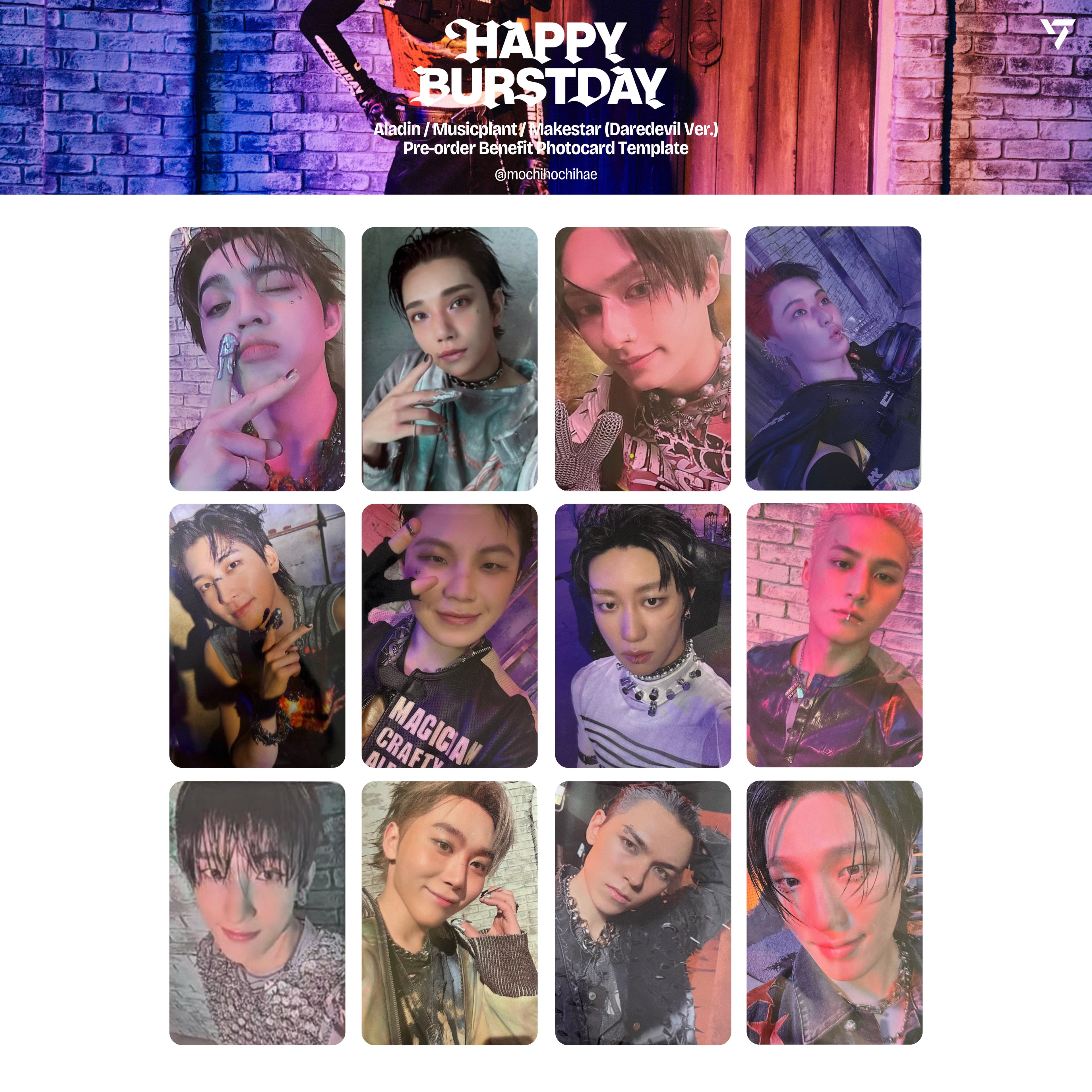 SEVENTEEN 5TH ALBUM [HAPPY BURSTDAY] 小卡 + 特典卡